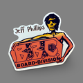 Jeff Phillips Tribute BBC Sticker 4.5" - X747X