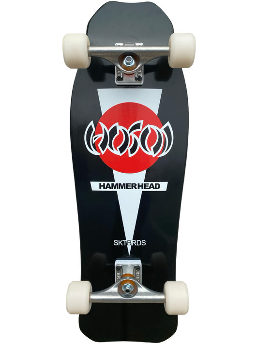 Hosoi Hammerhead Double Kick Black 10.25" Complete Skateboard - X747X
