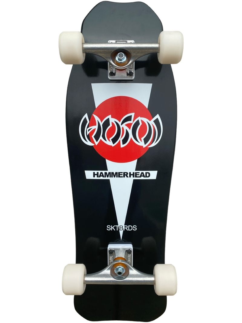 Hosoi Hammerhead Double Kick Black 10.25" Complete Skateboard - X747X
