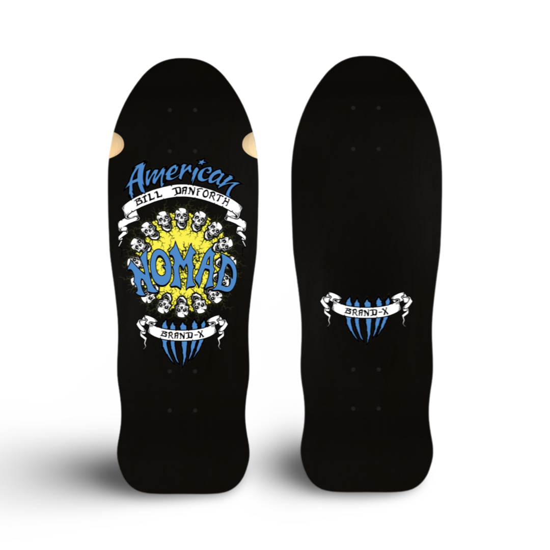 Bill Danforth Circle of Skulls 10”x30” Limited Edition, HAND PAINTED Deck - X747X