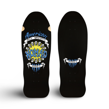 Bill Danforth Circle of Skulls 10”x30” Limited Edition, HAND PAINTED Deck - X747X