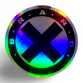 Circle-X HOLOGRAPHIC Sticker 3” - X747X