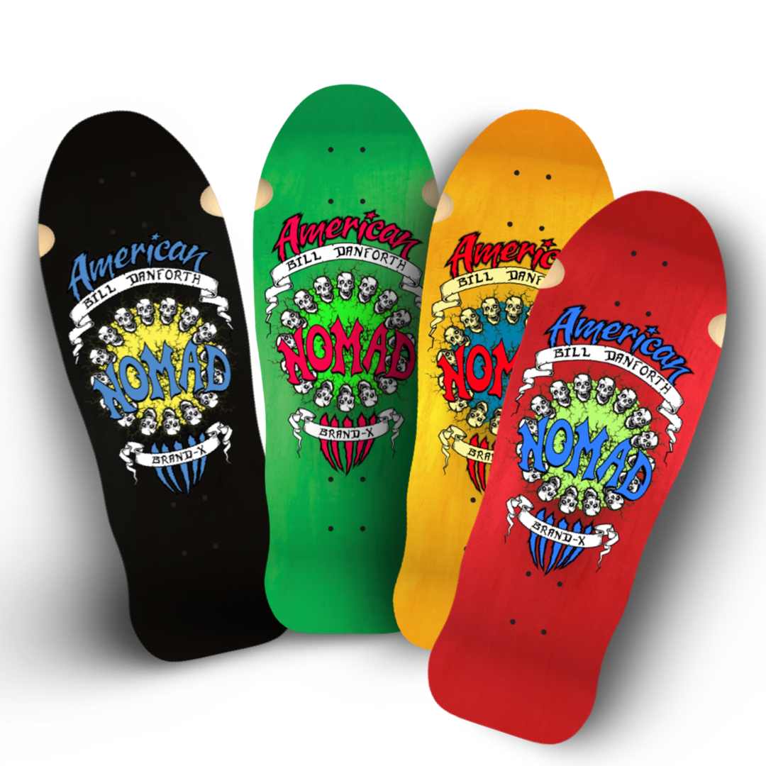 Bill Danforth Circle of Skulls 10”x30” Limited Edition, HAND PAINTED Deck - X747X