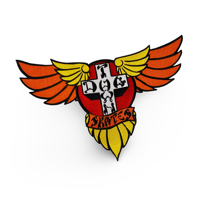 Dogtown 70s Wings Embroidered Patch 4" or 12" - X747X