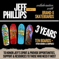 Jeff Phillips DevilMan Limited Edition, HAND PAINTED BBC Deck (1 of 20) - X747X