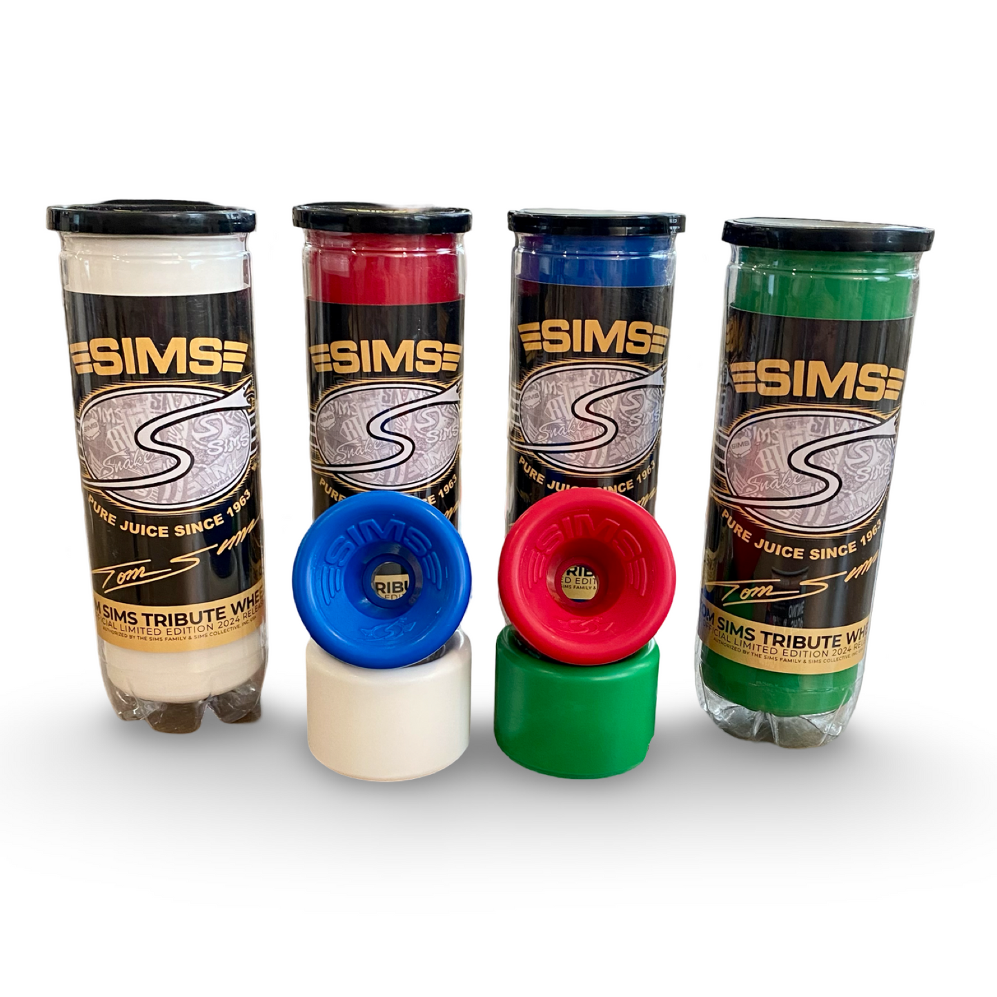 SIMS SNAKE Conical Wheels 66mm/95A (1 of 100) - X747X