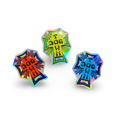 DogTown HOLOGRAPHIC Stickers 4” - X747X