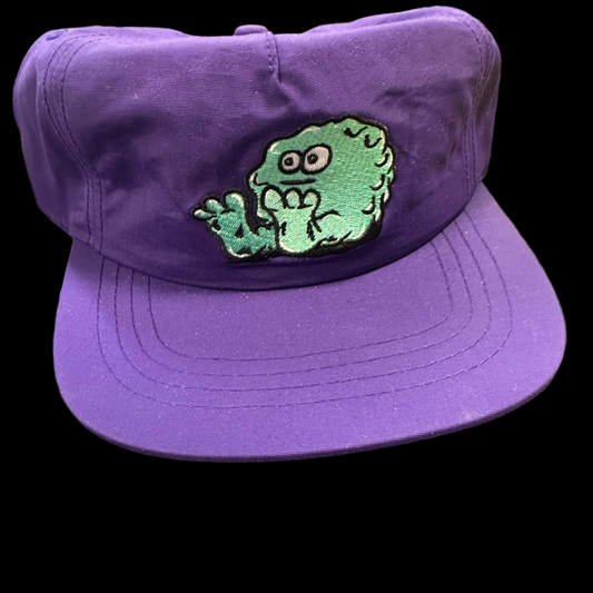 SNOT WIDE BOY LOGO PURPLE NYLON 5 PANEL HAT