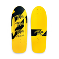 Monty Nolder STRIPES Limited Edition ROUTED Deck 10”x30” HAND-PAINTED (1 of 5) - X747X