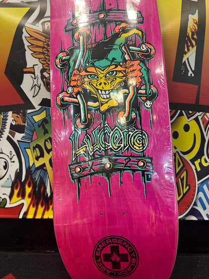 BLACK LABEL JOHN LUCERO "X2" 9.5" TUGBOAT SKATEBOARD DECK