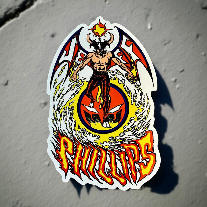 Jeff Phillips Devil Man Sticker 5" - X747X