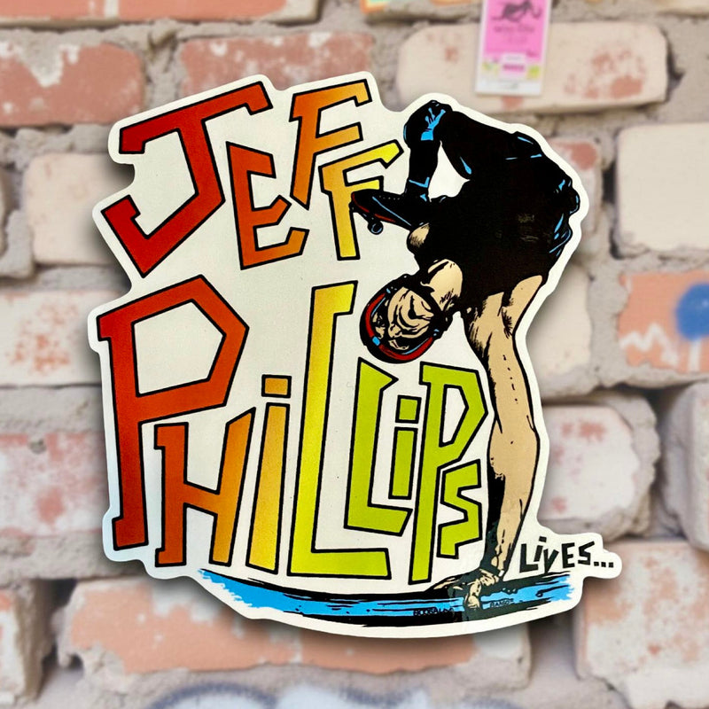 Jeff Phillips Lives Sticker 4.2" - X747X