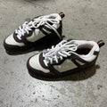 Heelys Fleet Skate Shoes - Dark Brown/White/Gold [Size 6] - X747X
