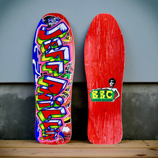 Jeff Phillips 'Cosmic Graffiti’ Limited Edition, HAND PAINTED BBC Street Deck (1 of 35)