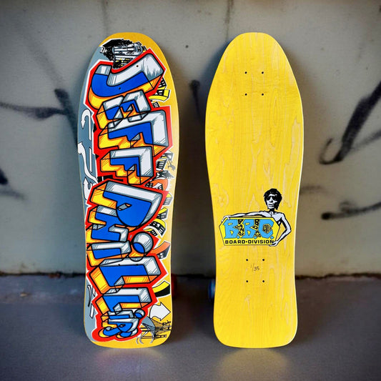 Jeff Phillips 'Cosmic Graffiti’ Limited Edition, HAND PAINTED BBC Street Deck (1 of 35)
