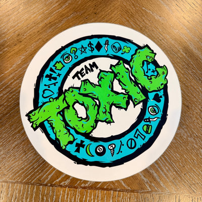 Toxic Round HUGE Sticker 8” - X747X