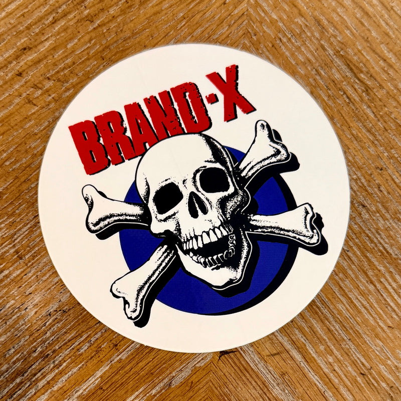 Brand-X Knucklehead USA Sticker 4” - X747X