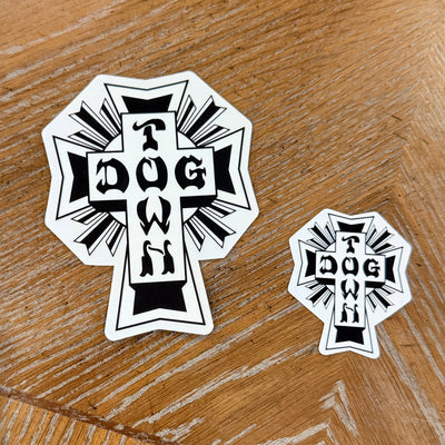 DogTown Cross Stickers 2", 4" or 12" - X747X