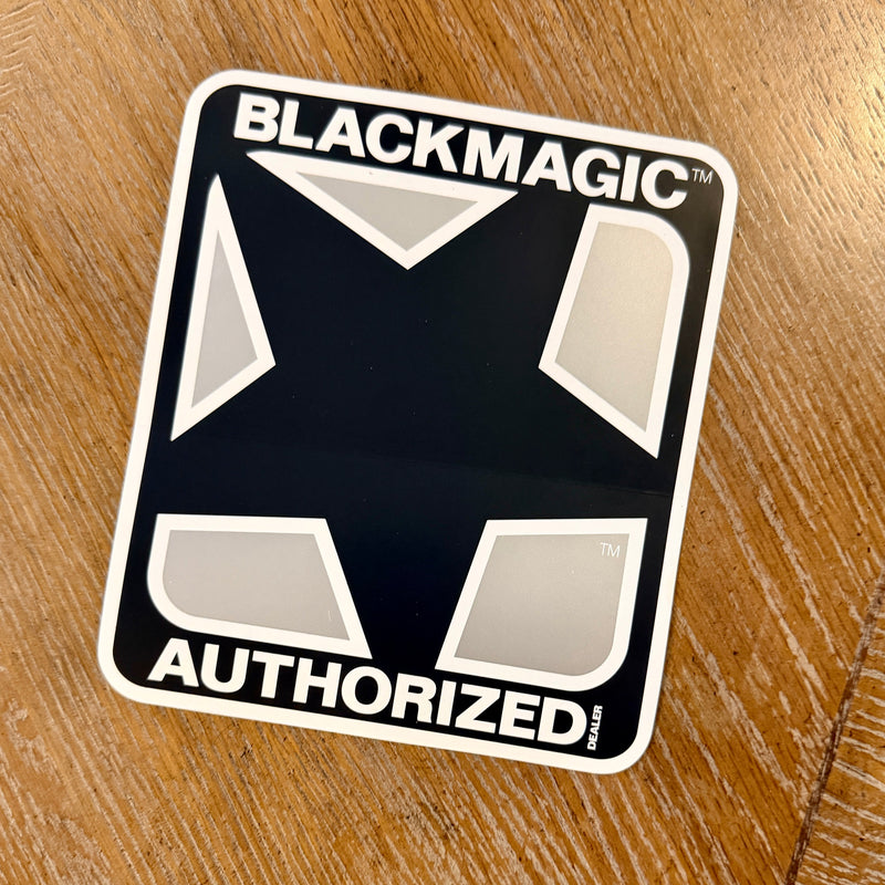 Black Magic VINTAGE NOS Dealer Sticker 7.5” - X747X