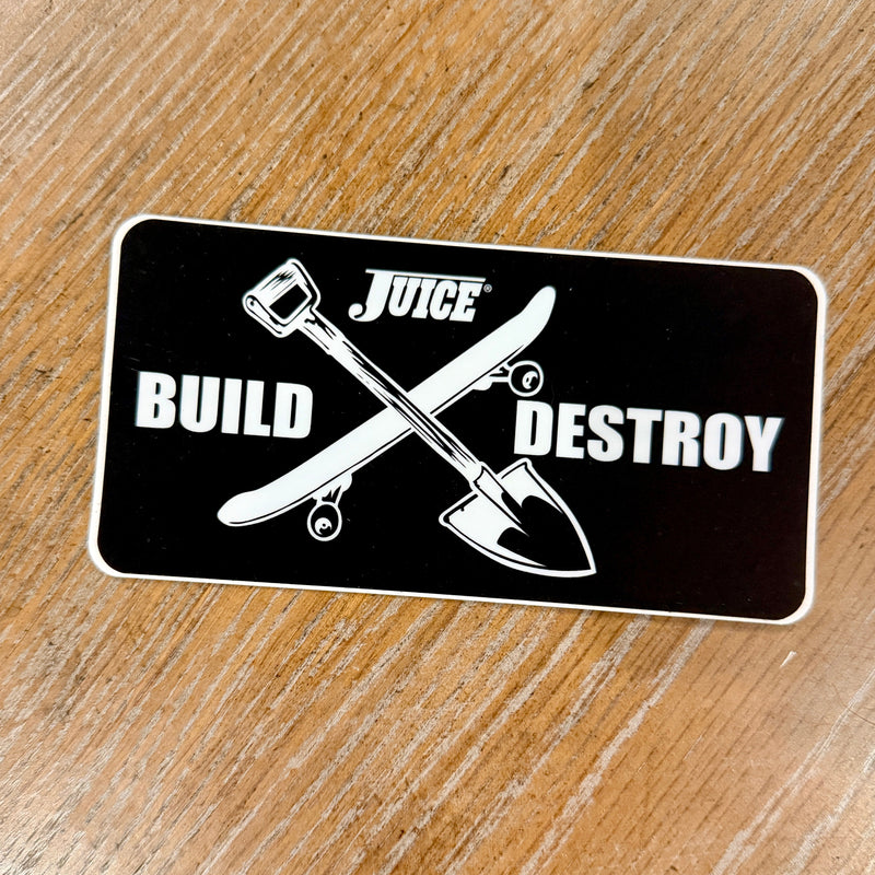 Build & Destroy JUICE Sticker 5" - X747X