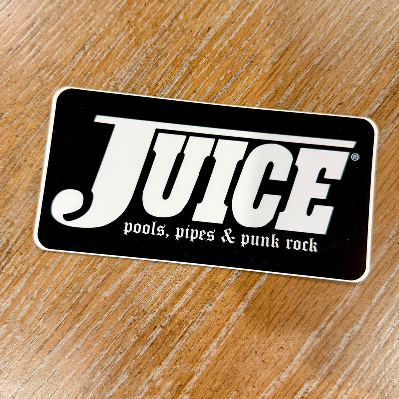 JUICE Pools, Pipes, & Punk Rock Sticker 5" - X747X