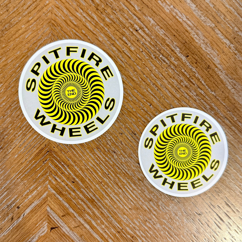 Spitfire The End VINTAGE NOS Stickers 2.25” & 2.75" - X747X