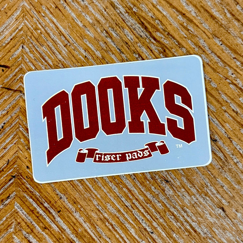 Dooks VINTAGE NOS Sticker 2.6" - X747X