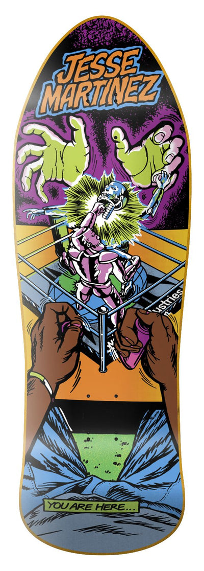 World Industries Jesse Martinez Rock'em Sock'em 10.126" Skateboard Deck - X747X