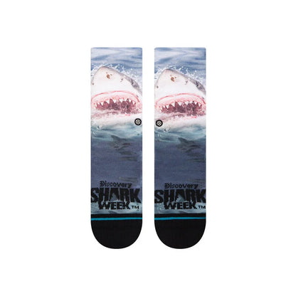 Stance Shark Week X Stance Kids Crew Socks - Blue