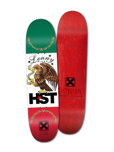 H-STREET LENNY RIVAS MX FLAG 8.75" SKATEBOARD DECK - X747X