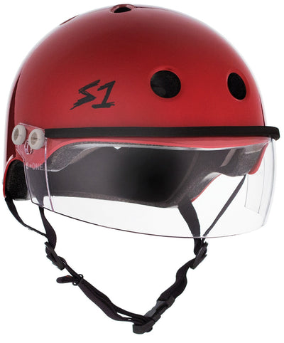 S1 Lifer Visor Gen 2 Helmet - Blood Red Gloss - X747X