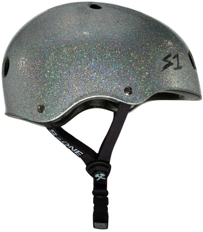 S1 Lifer Helmet - Silver Gloss Glitter