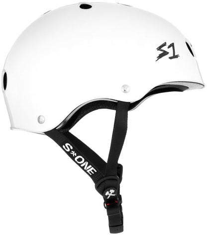 S1 Lifer Helmet - White Gloss/Checkers