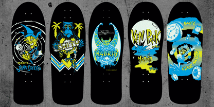 Madrid John Lucero "Jester" LTD Glow In The Dark 10.25" Skateboard Deck