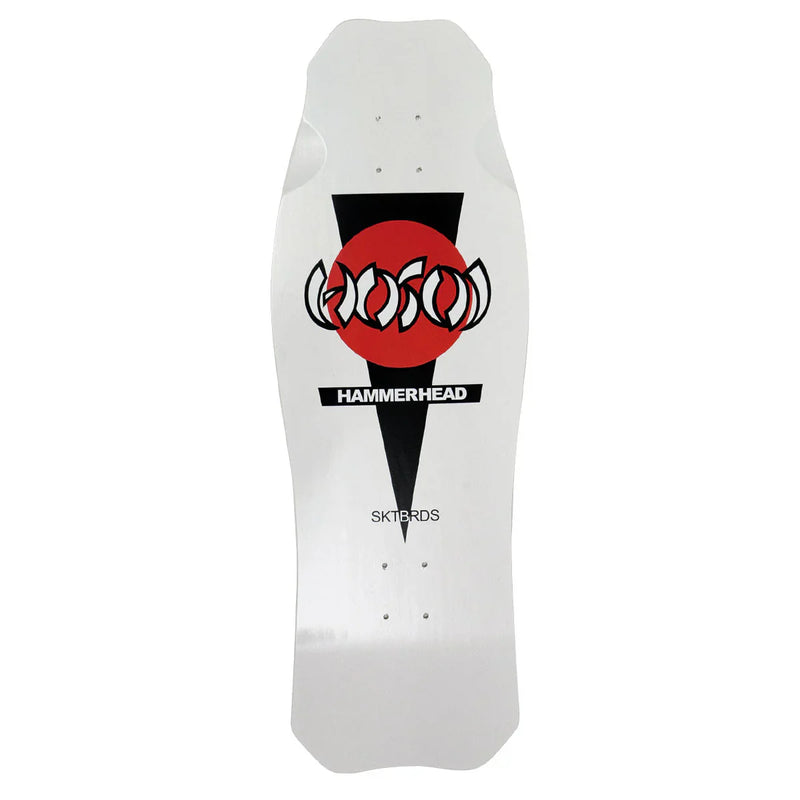 Hosoi O.G. Hammerhead Skateboard Deck - 10.5″ White - X747X