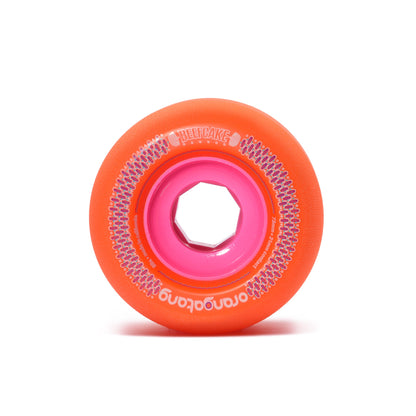 Orangatang Beefcake 73mm 80a Longboard Wheels  - Orange (Set of 4)