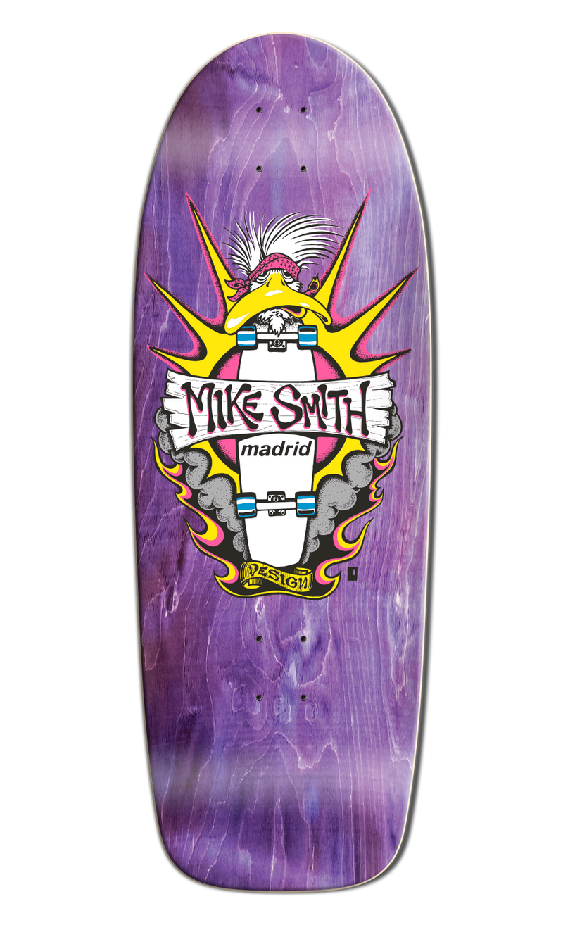 Madrid Mike Smith Duck Purple Stain Ultra LTD 10.75" Skateboard Deck - X747X