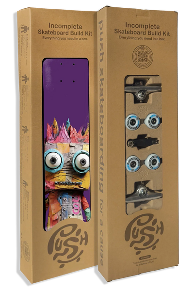 PUSH "Big Ragdoll" 7.5" IN-COMPLETE SKATEBOARD - X747X