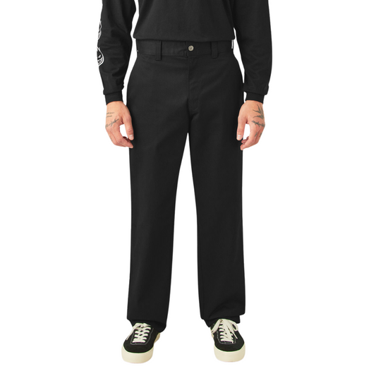 Dickies X Spitfire Twill Flannel Cuff Pants - Black