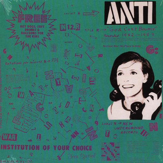 ANTI – God Can't Bounce Vinyl LP Record - X747X