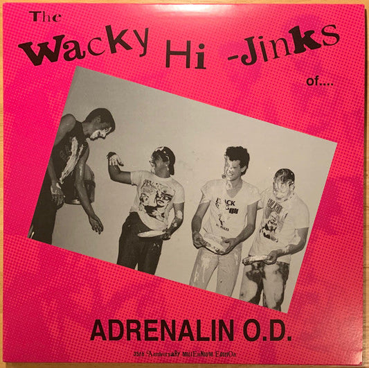 Adrenalin O.D. – The Wacky Hi-Jinks Of Adrenalin O.D. Blue Color Vinyl LP Record - X747X
