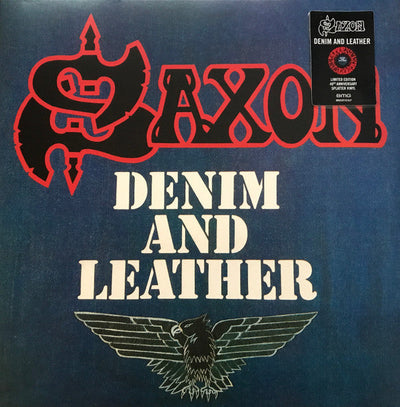 SAXON - Denim And Leather (Color Vinyl) LP Record - X747X
