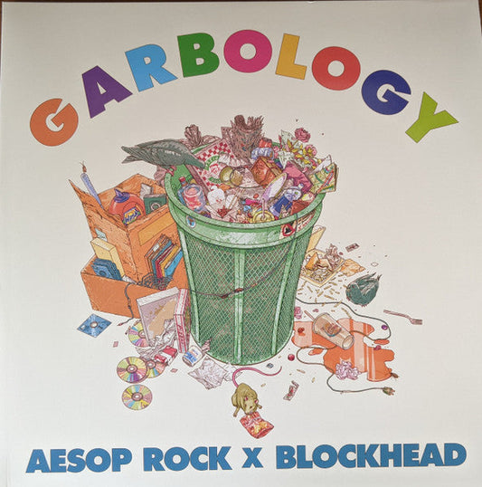Aesop Rock X Blockhead – Garbology (Instrumental Version) 2x Yellow/Green/Black Color Vinyl LP Record