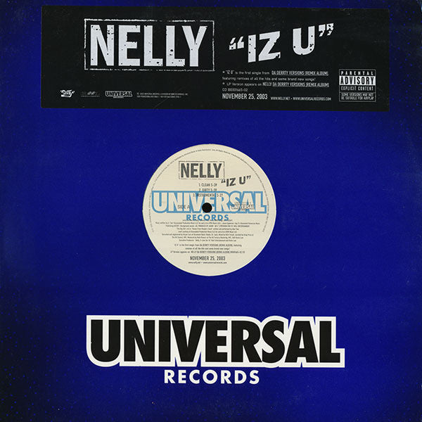 Nelly - Iz U Vinyl LP Record - X747X
