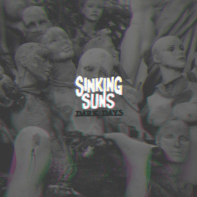 Sinking Suns - Dark Days Silver/Black Color Vinyl LP Record - X747X