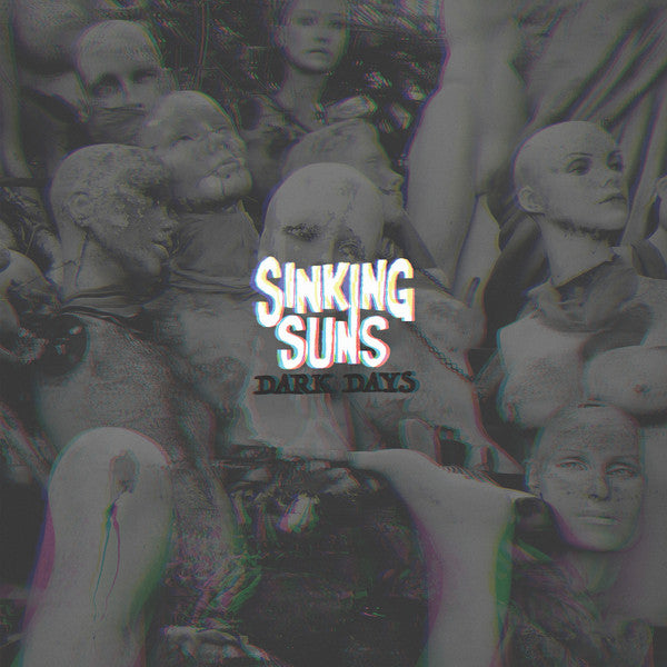 Sinking Suns - Dark Days Silver/Black Color Vinyl LP Record - X747X