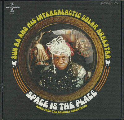 Sun Ra and His Intergalactic Solar Arkestra – Space Is The Place: Music From The Original Soundtrack Color 3x Vinyl LP Record + DVD/BluRay + Tote Bag Box Set - X747X