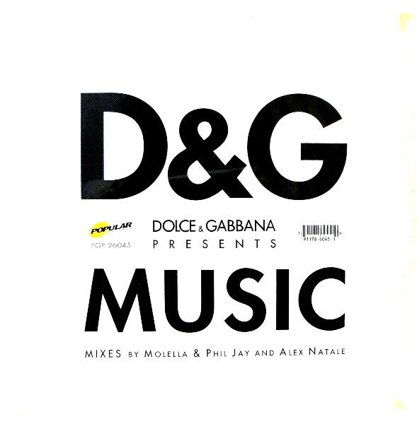 Dolce & Gabbana – Music Vinyl LP Record - X747X