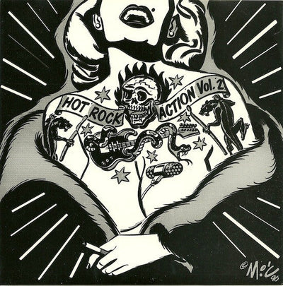 Compilation - Various Artists - Hot Rock Action Volume 2 7" Vinyl Record