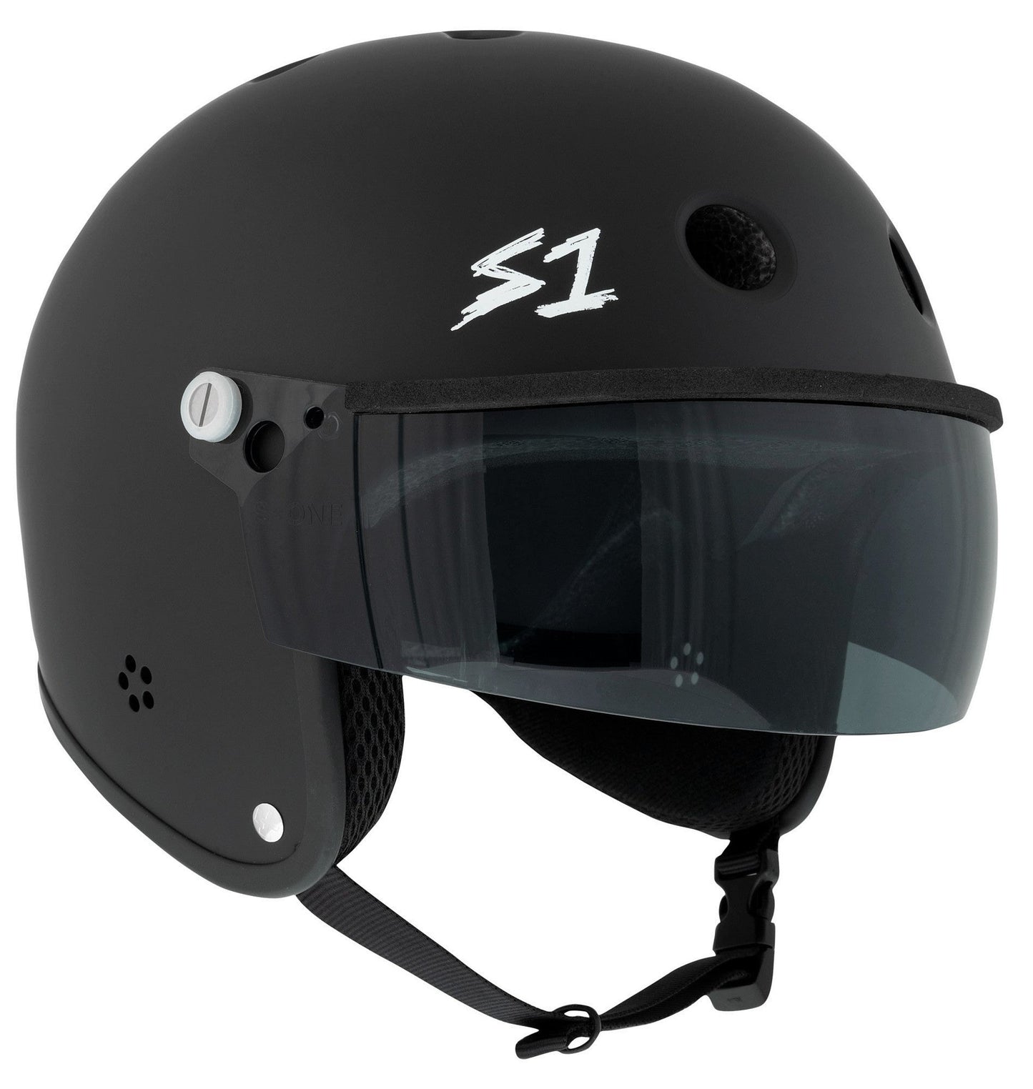 S1 Retro Lifer E-Helmet - Black Matte